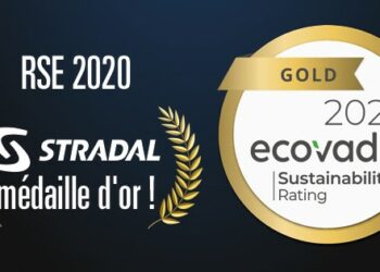 RSE STRADAL médaille d'or Ecovadis 2020